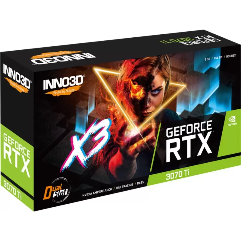 כרטיס מסך Inno3D GEFORCE RTX 3070 TI X3 N307T3-086X-1820VA45