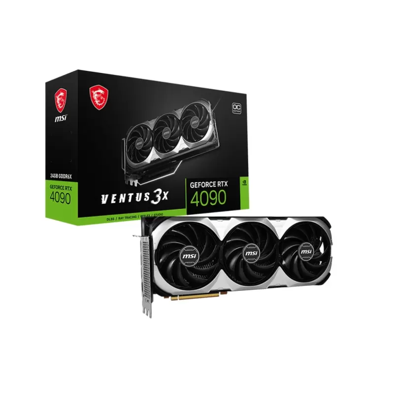 Video Card MSI GeForce RTX 4090 VENTUS 3X 24G OC NVIDIA GeForce RTX 4090