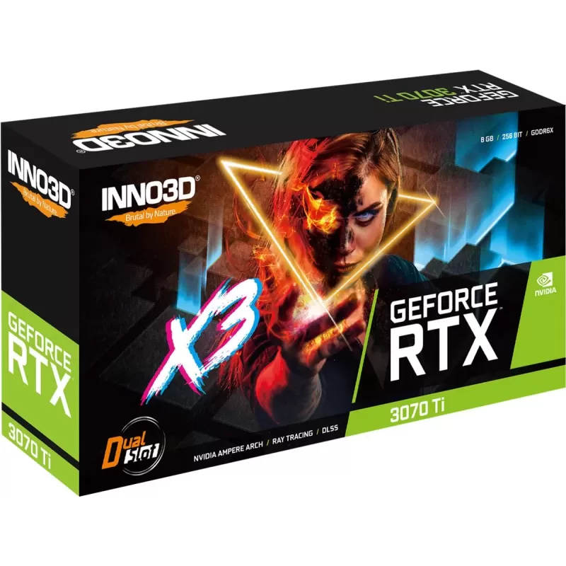 Video Card Inno3D INNO3D GEFORCE RTX 3070 TI X3 N307T3-086X-1810VA44