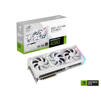 ВидеоКарта Asus ROG Strix GeForce RTX 4080 16GB GDDR6X White OC Edition 90YV0IC3-M0NA00
