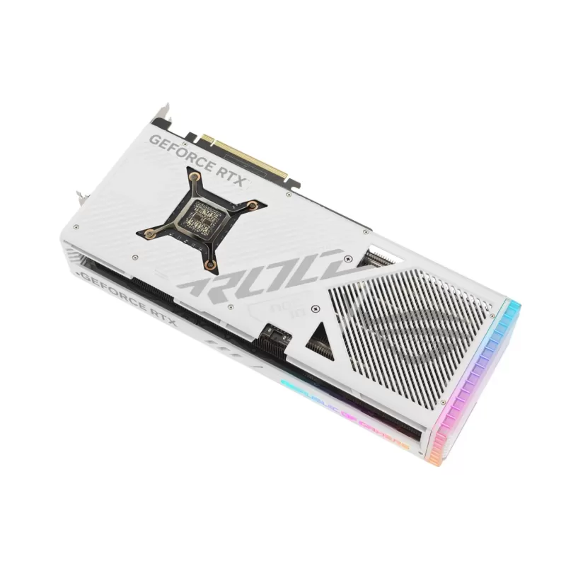 כרטיס מסך Asus ROG Strix GeForce RTX 4080 16GB GDDR6X White OC Edition 90YV0IC3-M0NA00 כרטיס מסך Asus ROG Strix GeForce RTX 4080 16GB GDDR6X White OC Edition 90YV0IC3-M0NA00