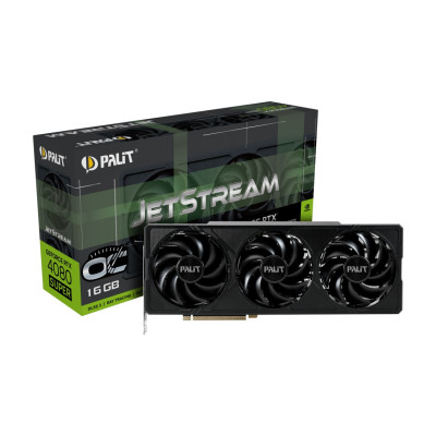 ВидеоКарта Palit GeForce RTX 4080 SUPER JetStream OC NED408SS19T2-1032J ВидеоКарта Palit GeForce RTX 4080 SUPER JetStream OC NED408SS19T2-1032J