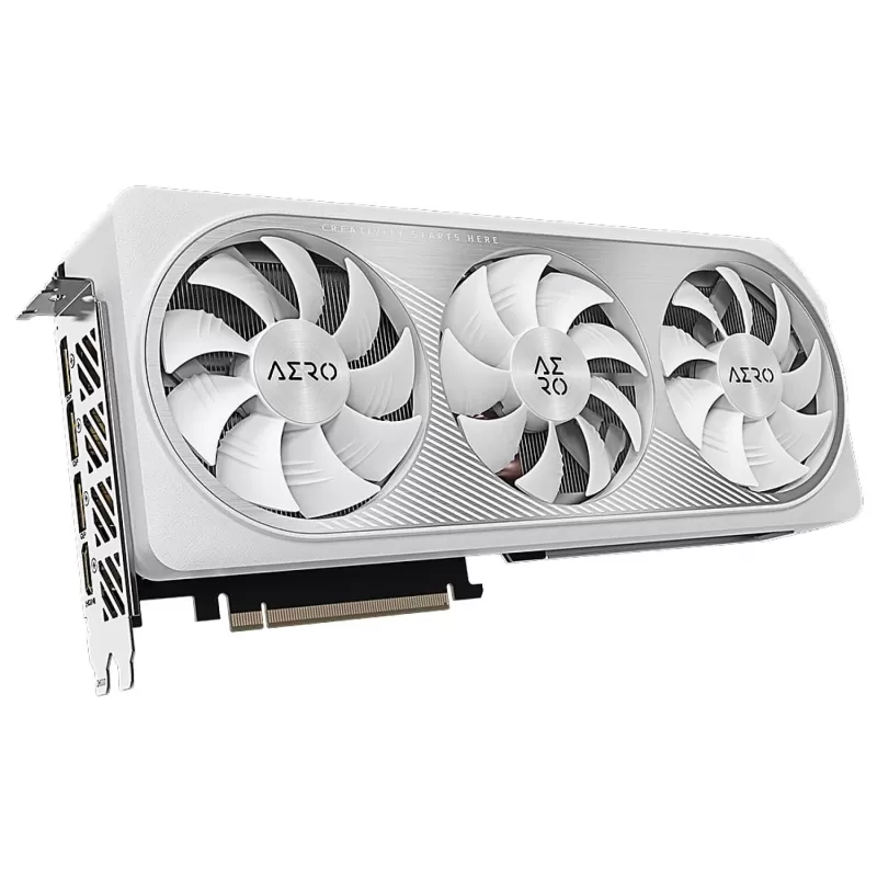 כרטיס מסך Gigabyte GeForce RTX 4070 SUPER AERO OC 12G GV-N407SAERO OC-12GD