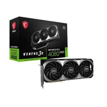 כרטיס מסך MSI GeForce RTX 4080 SUPER 16G VENTUS 3X OC NVIDIA GeForce RTX 4080 SUPER