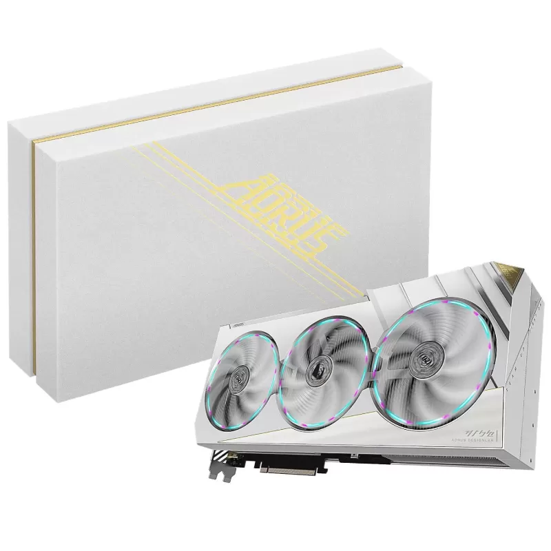 כרטיס מסך Gigabyte RTX 4080 SUPER XTREME ICE 16GD GV-N408SAORUSX ICE-16GD