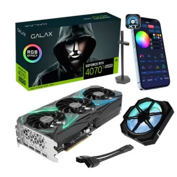 כרטיס מסך Galax GeForce RTX 4070 Ti SUPER SG 1-Click OC 47UZM6MD6MER