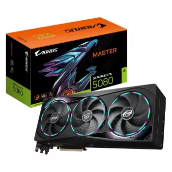 כרטיס מסך Gigabyte AORUS GeForce RTX 5080 MASTER 16G GV-N5080AORUS M-16GD
