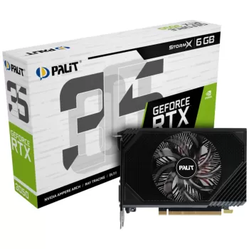 Video Card Palit GeForce RTX 3050 StormX 6GB NE63050018JE-1072F Video Card Palit GeForce RTX 3050 StormX 6GB NE63050018JE-1072F