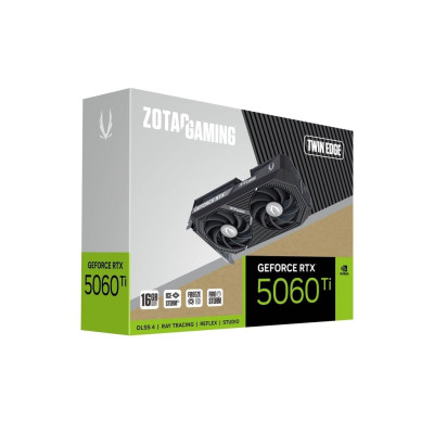 כרטיס מסך Zotac GAMING GeForce RTX 5060 Ti 16GB Twin Edge ZT-B50620E-10M.. כרטיס מסך Zotac GAMING GeForce RTX 5060 Ti 16GB Twin Edge ZT-B50620E-10M..