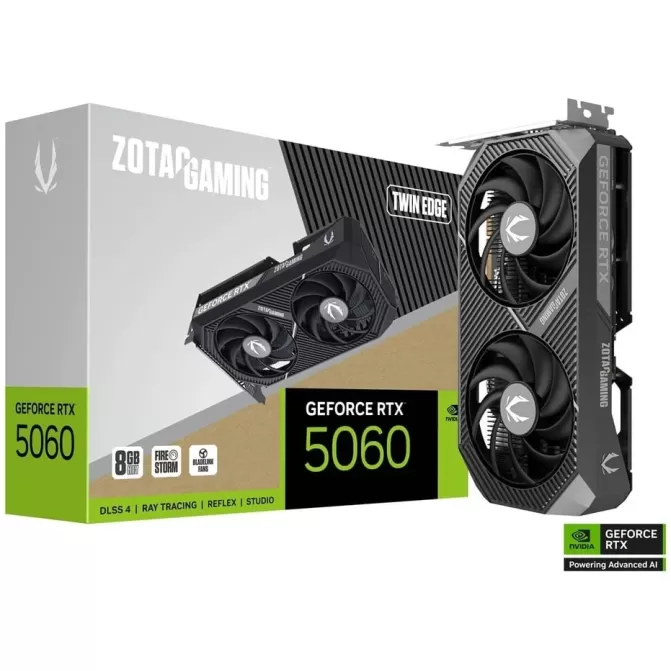 ВидеоКарта Zotac GAMING GeForce RTX 5060 8GB Twin Edge ZT-B50600E-10M