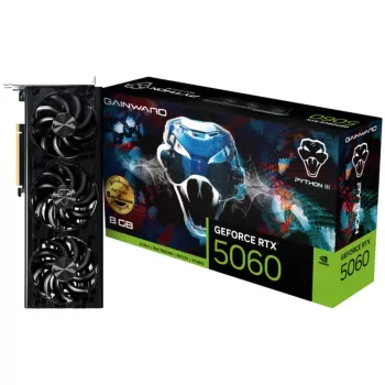 Video Card Gainward GeForce RTX 5060 Python III OC 8GB GDDR7 NE75060T19P1-GB2063T Video Card Gainward GeForce RTX 5060 Python III OC 8GB GDDR7 NE75060T19P1-GB2063T