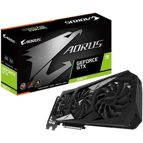 Video Card Gigabyte AORUS GeForce GTX 1660 Ti 6G GV-N166TAORUS-6GD - official importer