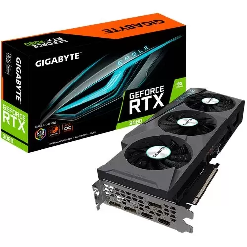 ВидеоКарта Gigabyte GeForce RTX 3080 EAGLE OC 10G GV-N3080EAGLE OC-10GD - официальный импортер ВидеоКарта Gigabyte GeForce RTX 3080 EAGLE OC 10G GV-N3080EAGLE OC-10GD - официальный импортер