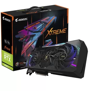 כרטיס מסך Gigabyte AORUS GeForce RTX 3080 Ti XTREME 12G GV-N308TAORUS X-12GD - יבואן רשמי