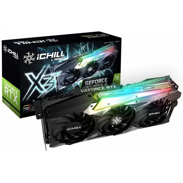 כרטיס מסך Inno3D GEFORCE RTX 3090 ICHILL X3 C30903-246XX-1880VA37