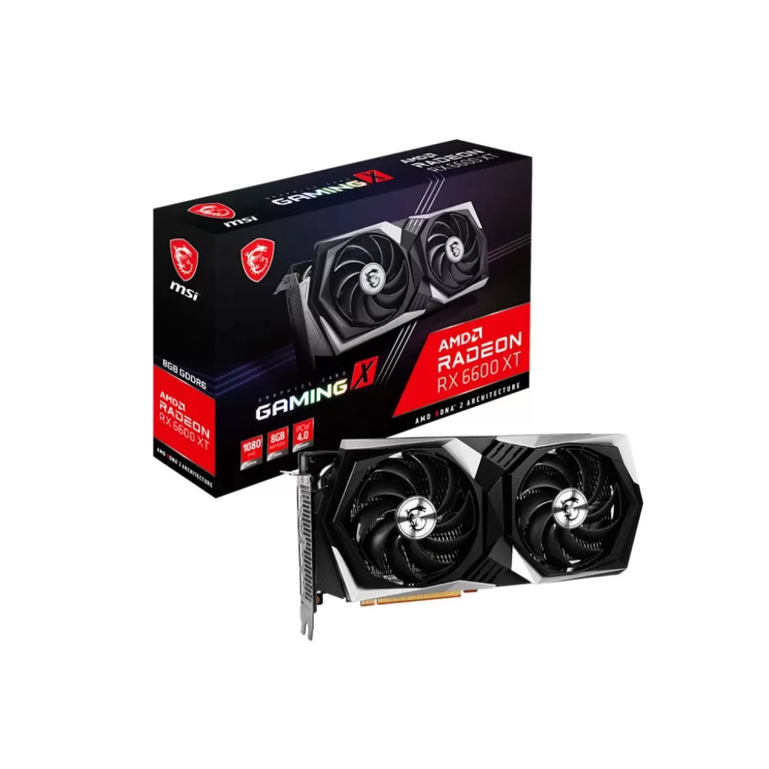 Video Card MSI Radeon RX 6600 XT GAMING X 8G 912-V502-003