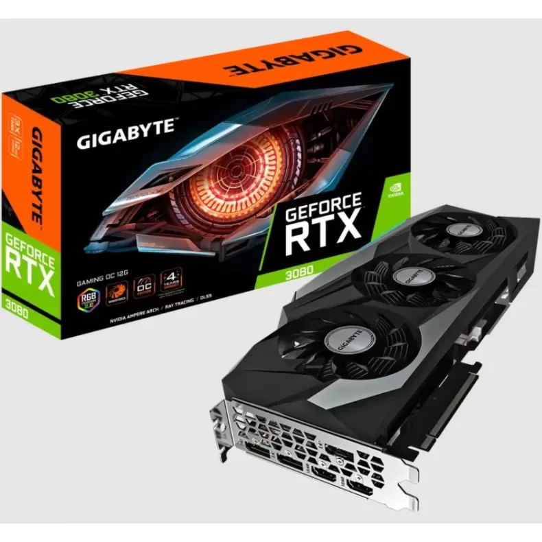 Video Card Gigabyte GeForce RTX 3080 GAMING OC 12G GV-N3080GAMING OC-12GD - official importer