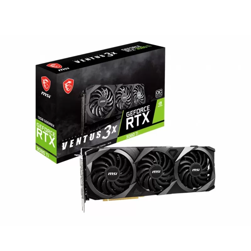 Video Card MSI GeForce RTX 3080 Ti VENTUS 3X 12G OC NVIDIA GeForce RTX 3080 Ti Video Card MSI GeForce RTX 3080 Ti VENTUS 3X 12G OC NVIDIA GeForce RTX 3080 Ti