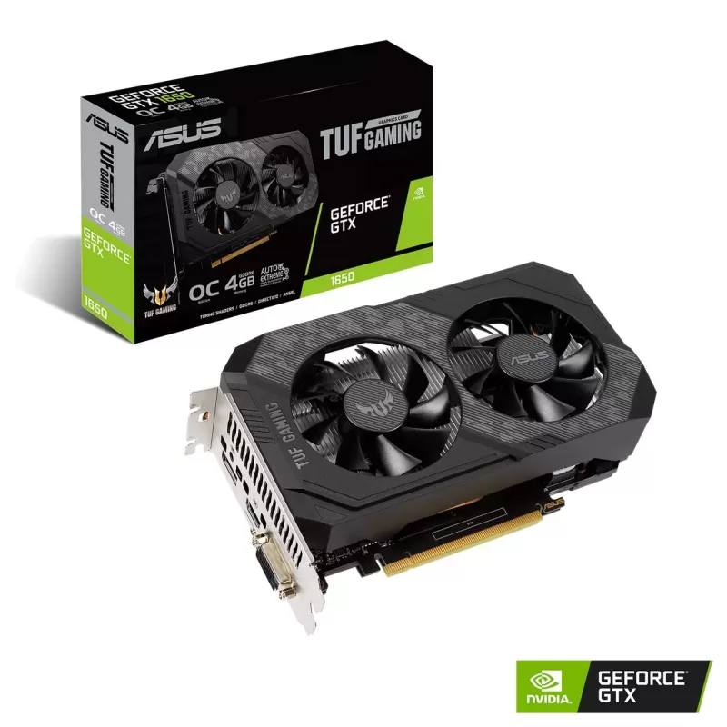 כרטיס מסך Asus TUF Gaming GeForce GTX 1650 OC Edition 4GB GDDR6 TUF-GTX1650-O4GD6-P-GAMING