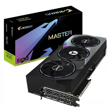 Video Card Gigabyte AORUS GeForce RTX 4080 16GB MASTER GV-N4080AORUS M-16GD - official importer