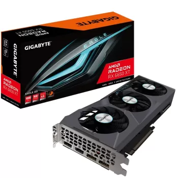 Video Card Gigabyte Radeon RX 6650 XT EAGLE 8G GV-R665XTEAGLE-8GD - official importer