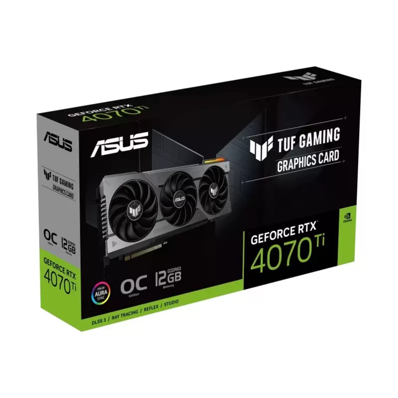 כרטיס מסך Asus TUF Gaming GeForce RTX 4070 Ti 12GB GDDR6X OC Edition 90YV0IJ0-M0NA00 כרטיס מסך Asus TUF Gaming GeForce RTX 4070 Ti 12GB GDDR6X OC Edition 90YV0IJ0-M0NA00