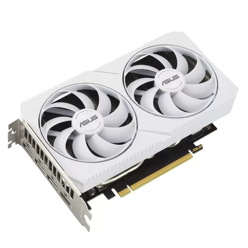 כרטיס מסך Asus Dual GeForce RTX 3060 White OC Edition 8GB GDDR6 90YV0GB7-M0NA00 כרטיס מסך Asus Dual GeForce RTX 3060 White OC Edition 8GB GDDR6 90YV0GB7-M0NA00