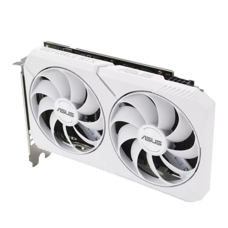 כרטיס מסך Asus Dual GeForce RTX 3060 White OC Edition 8GB GDDR6 90YV0GB7-M0NA00 כרטיס מסך Asus Dual GeForce RTX 3060 White OC Edition 8GB GDDR6 90YV0GB7-M0NA00