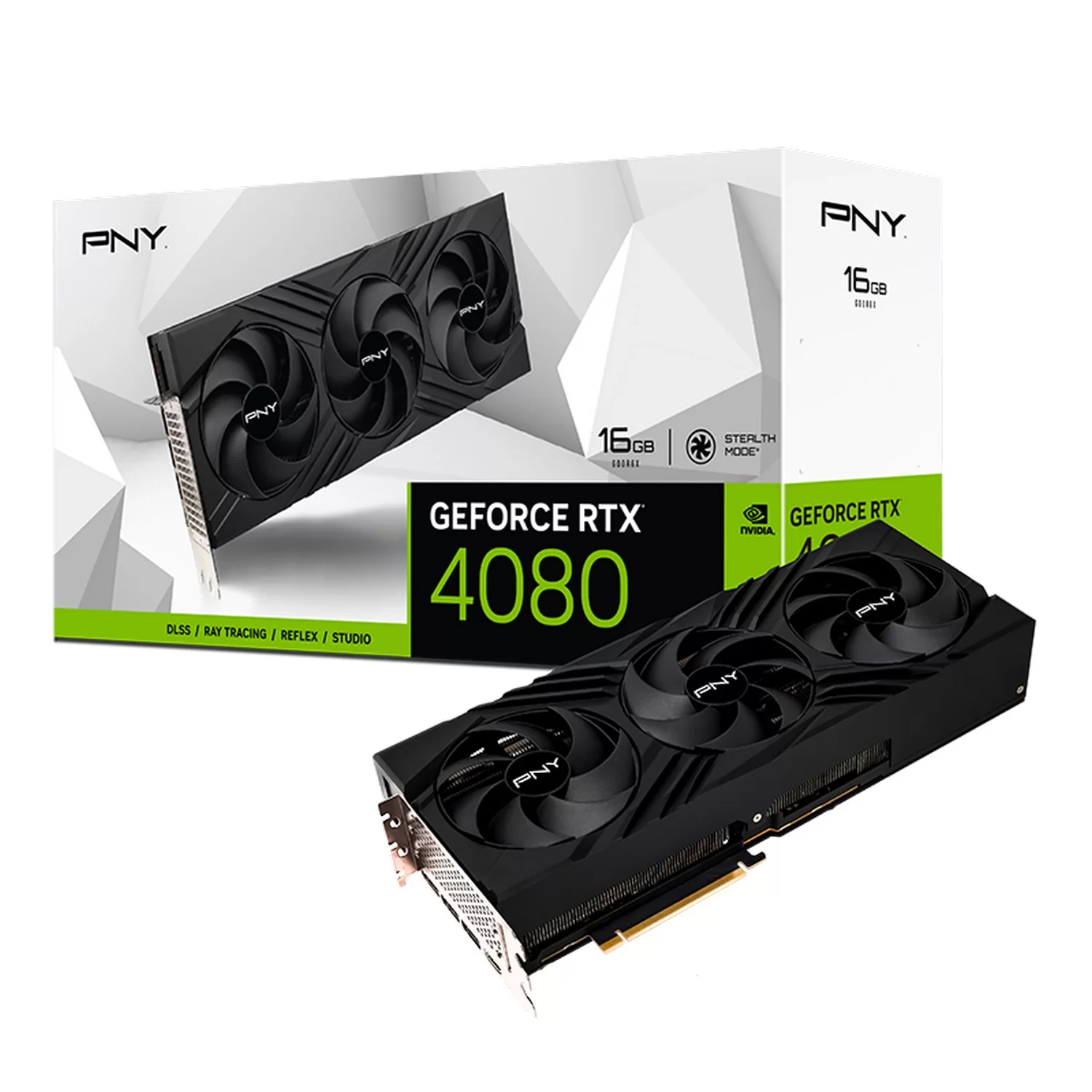 ВидеоКарта PNY GeForce RTX 4080 16GB VERTO Triple Fan DLSS 3 VCG408016TFXPB1