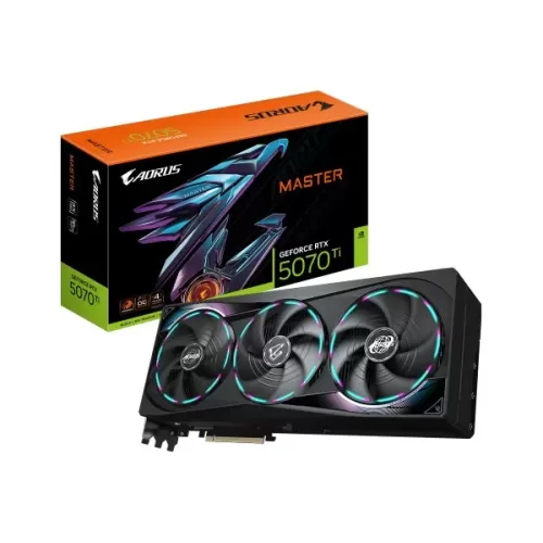 ВидеоКарта Gigabyte AORUS GeForce RTX 5070 Ti MASTER 16G GV-N507TAORUS M-16GD ВидеоКарта Gigabyte AORUS GeForce RTX 5070 Ti MASTER 16G GV-N507TAORUS M-16GD