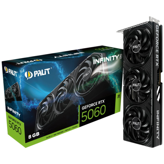 ВидеоКарта Palit GeForce RTX 5060 Infinity 3 8GB NE75060019P1-GB2063S
