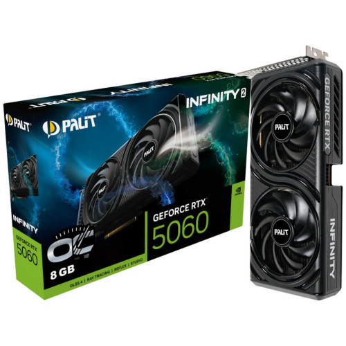 Video Card Palit GeForce RTX 5060 Infinity 2 OC 8GB NE75060V19P1-GB2063L
