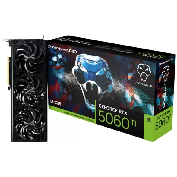 ВидеоКарта Gainward GeForce RTX 5060 Ti Python III 8GB GDDR7 NE7506T019P1-GB2062T