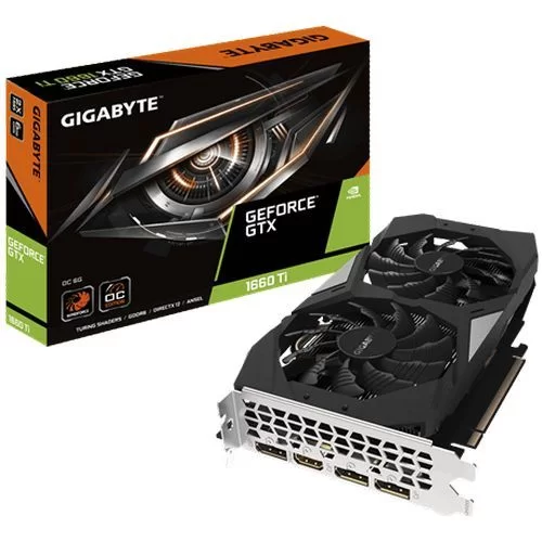 Video Card Gigabyte GeForce GTX 1660 Ti OC 6G GV-N166TOC-6GD - official importer Video Card Gigabyte GeForce GTX 1660 Ti OC 6G GV-N166TOC-6GD - official importer