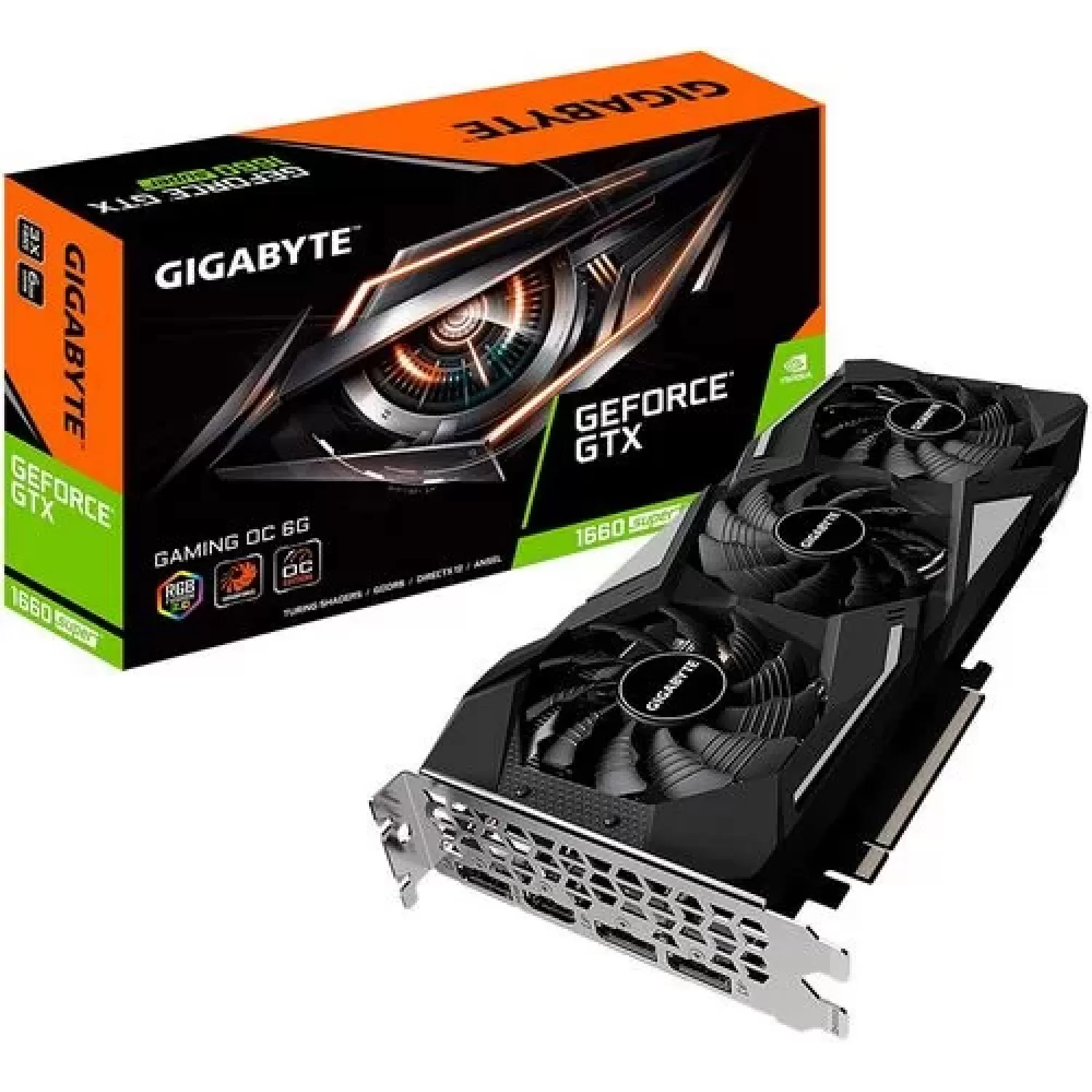 Video Card Gigabyte GeForce GTX 1660 SUPER GAMING OC 6G GV-N166SGAMING OC-6GD