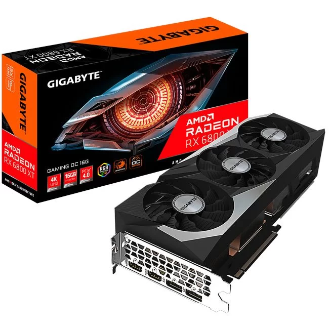 Video Card Gigabyte Radeon RX 6800 XT GAMING OC 16G GV-R68XTGAMING OC-16GD - official importer
