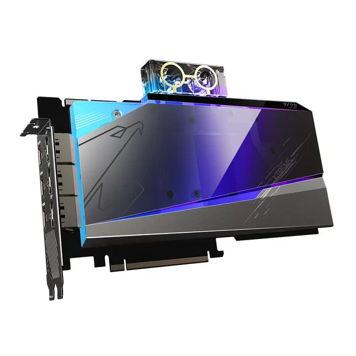 כרטיס מסך Gigabyte AORUS GeForce RTX 3090 XTREME WATERFORCE WB 24G GV-N3090AORUSX WB-24GD