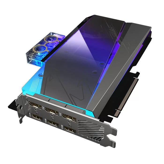 כרטיס מסך Gigabyte AORUS GeForce RTX 3090 XTREME WATERFORCE WB 24G GV-N3090AORUSX WB-24GD
