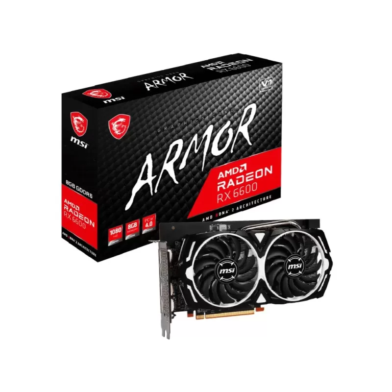 Video Card MSI Radeon RX 6600 ARMOR 8G V1 912-V502-042
