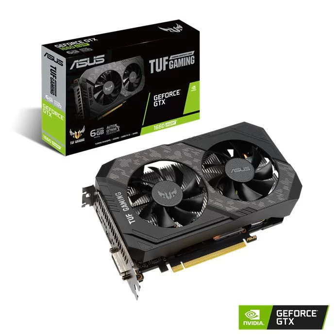 כרטיס מסך Asus TUF Gaming GeForce GTX 1660 SUPER 6GB GDDR6 TUF-GTX1660S-6G-GAMING