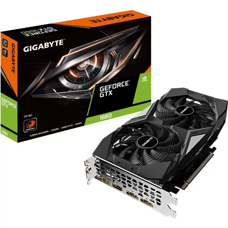 Video Card Gigabyte GeForce GTX 1660 D5 6G GV-N1660D5-6GD - official importer Video Card Gigabyte GeForce GTX 1660 D5 6G GV-N1660D5-6GD - official importer