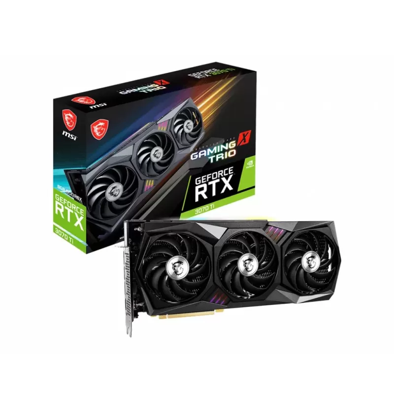 כרטיס מסך MSI GeForce RTX 3070 Ti GAMING X TRIO 8G NVIDIA GeForce RTX 3070 Ti