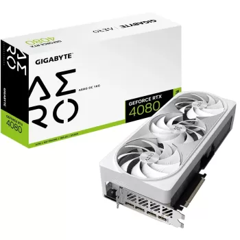 Video Card Gigabyte GeForce RTX 4080 16GB AERO OC GV-N4080AERO OC-16GD - official importer