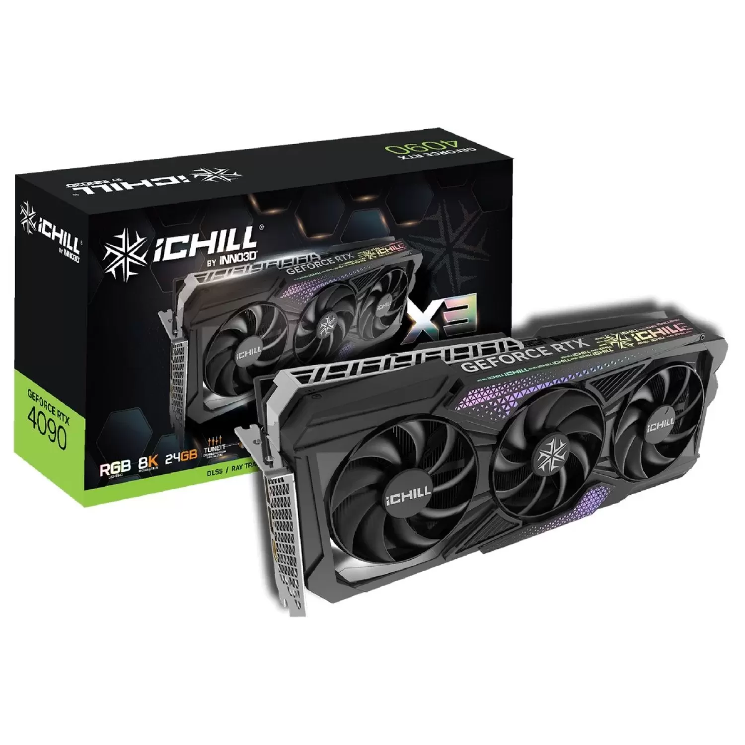 ВидеоКарта Inno3D GEFORCE RTX 4090 ICHILL X3 C40903-246XX-1833VA47