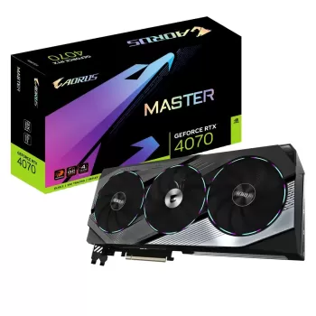 Video Card Gigabyte AORUS GeForce RTX 4070 MASTER 12G GV-N4070AORUS M-12GD - official importer