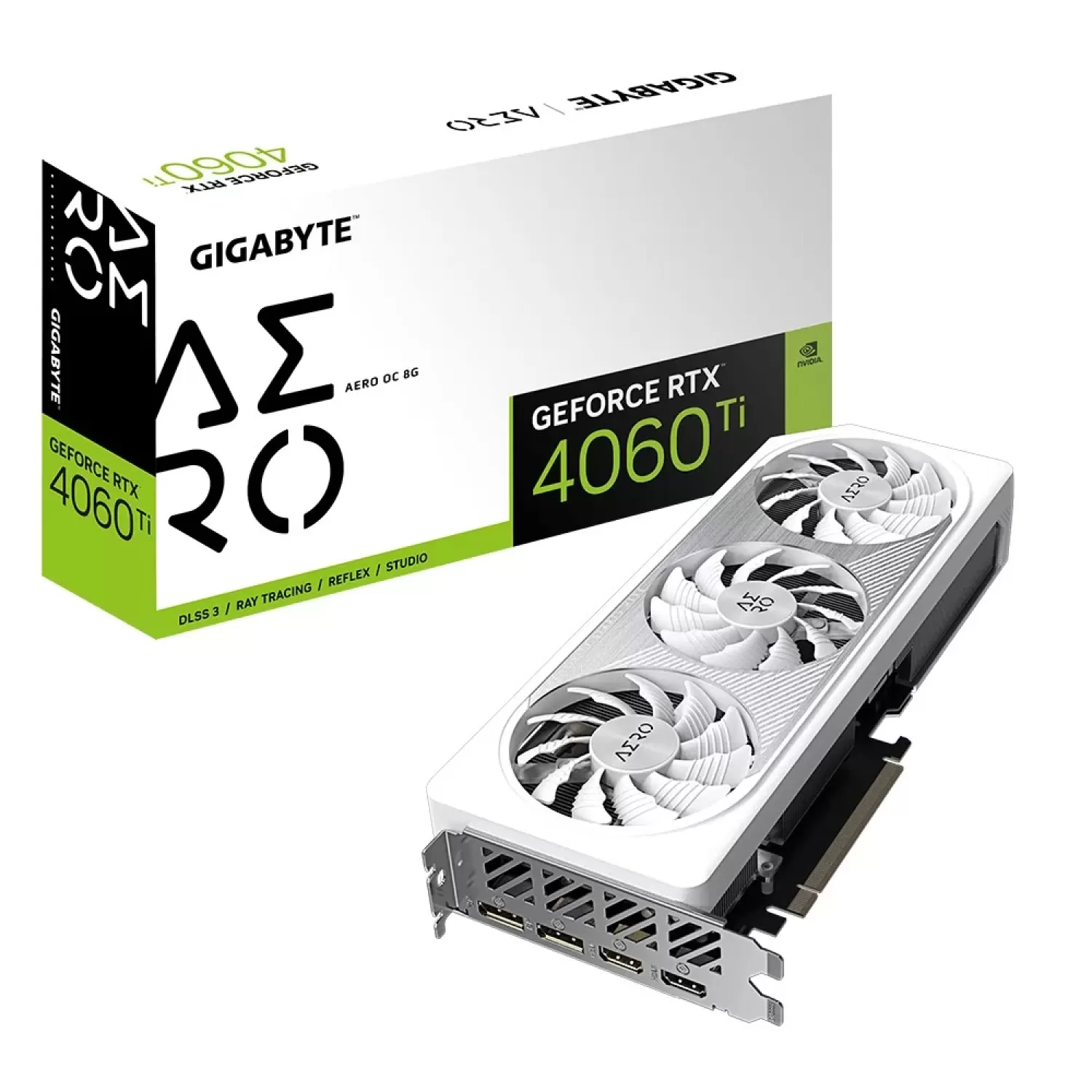 Video Card Gigabyte GeForce RTX 4060 Ti AERO OC 8G GV-N406TAERO OC-8GD