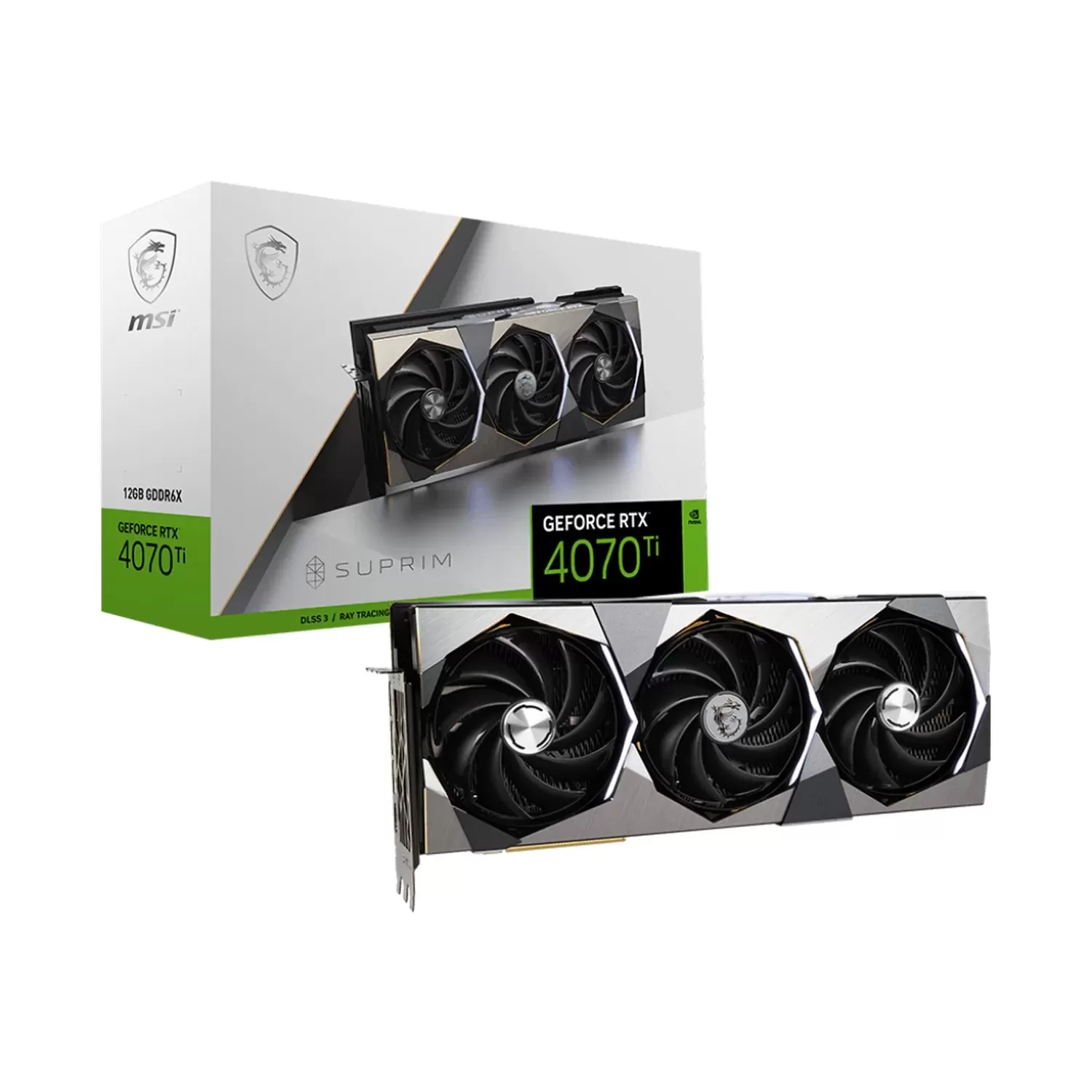 Video Card MSI GeForce RTX 4070 Ti SUPRIM 12G NVIDIA GeForce RTX 4070 Ti