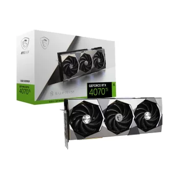כרטיס מסך MSI GeForce RTX 4070 Ti SUPRIM 12G NVIDIA GeForce RTX 4070 Ti כרטיס מסך MSI GeForce RTX 4070 Ti SUPRIM 12G NVIDIA GeForce RTX 4070 Ti