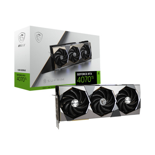 ВидеоКарта MSI GeForce RTX 4070 Ti SUPRIM 12G NVIDIA GeForce RTX 4070 Ti