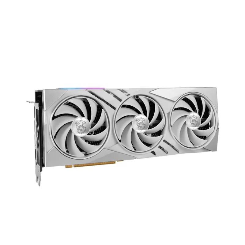 ВидеоКарта MSI RTX 4070 Ti GAMING X SLIM WHITE 12G NVIDIA GeForce RTX 4070 Ti